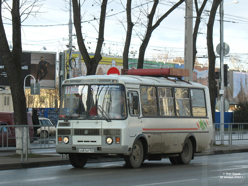 Краснодарский край, ПАЗ-32054 № Н 481 АР 123