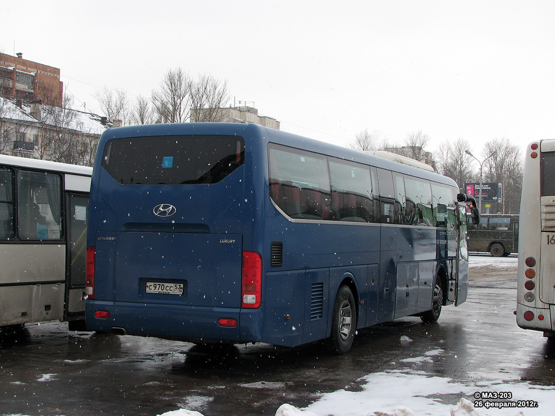 Новгородская область, Hyundai Universe Space Luxury № С 970 СС 53