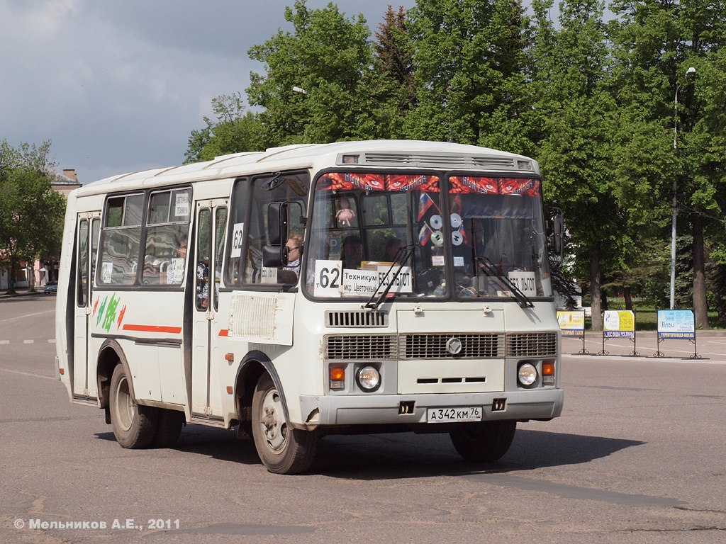 Ярославская область, ПАЗ-32054 № А 342 КМ 76