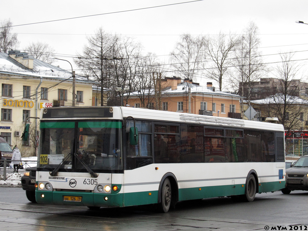 Санкт-Петербург, ЛиАЗ-5292.20 № 6305