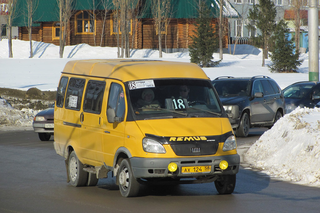 Пензенская область, ГАЗ-322131 (X78) № АХ 124 58