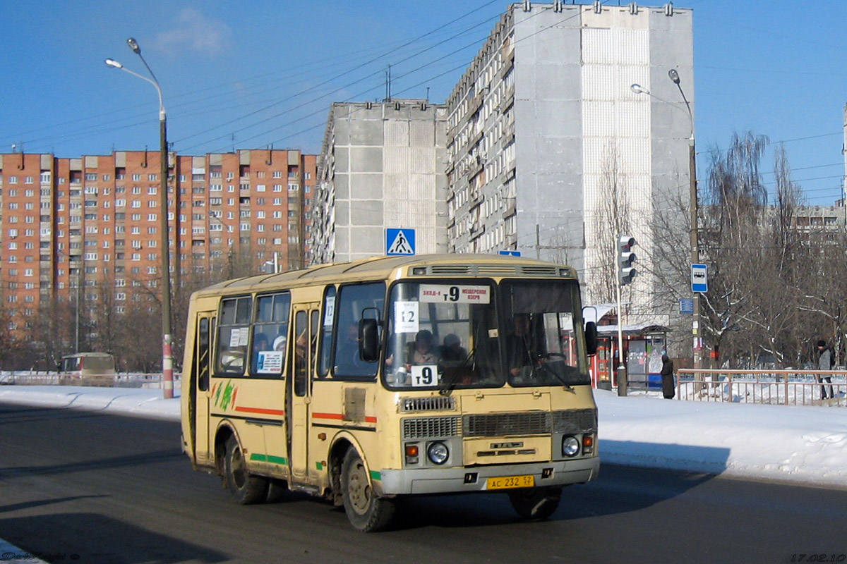 Nizhegorodskaya region, PAZ-32054 č. АС 232 52