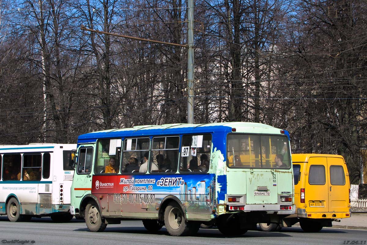 Нижегородская область, ПАЗ-32054 № В 466 МЕ 152