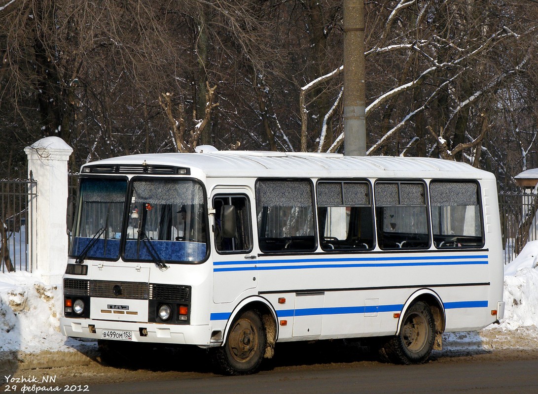 Нижегородская область, ПАЗ-32053 № В 499 ОМ 152