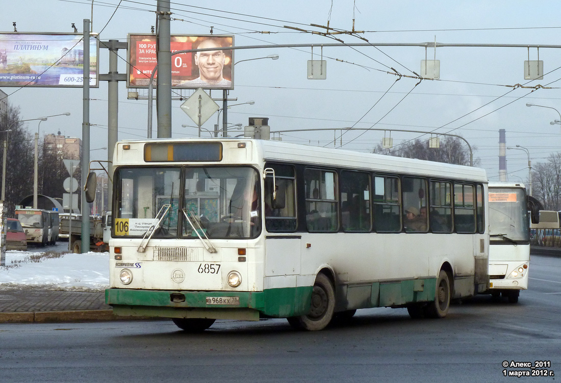 Санкт-Петербург, ЛиАЗ-5256.25 № 6857