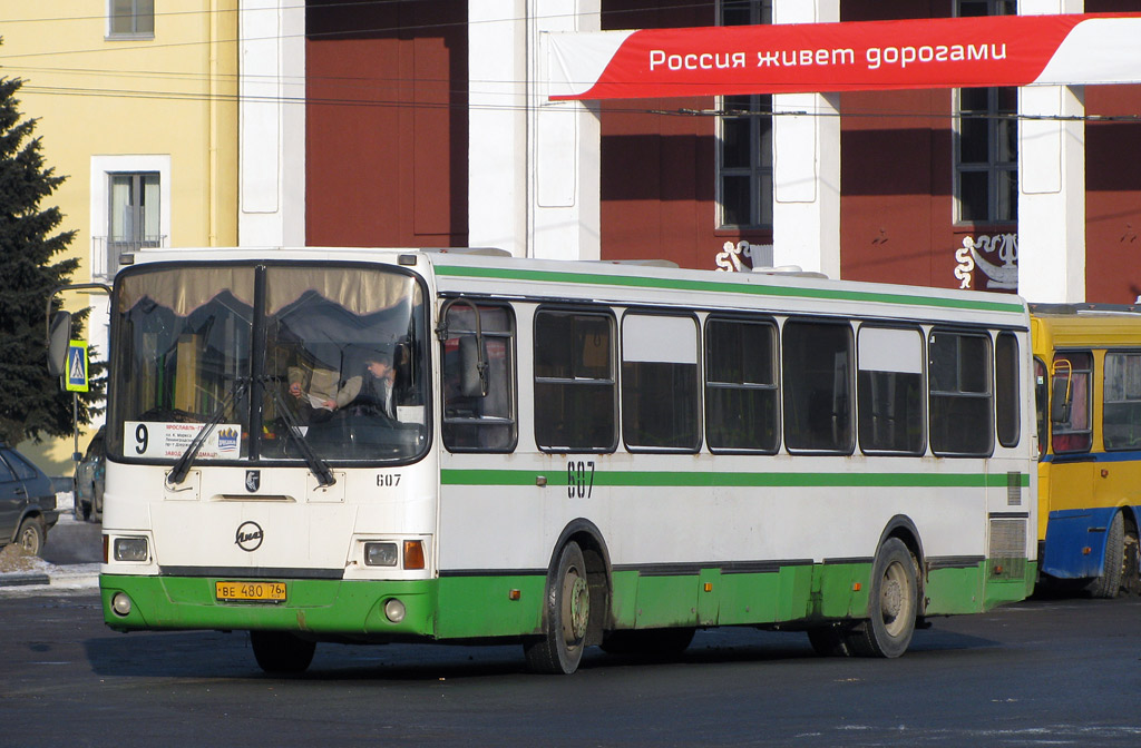 Yaroslavl region, LiAZ-5256.26 Nr. 607