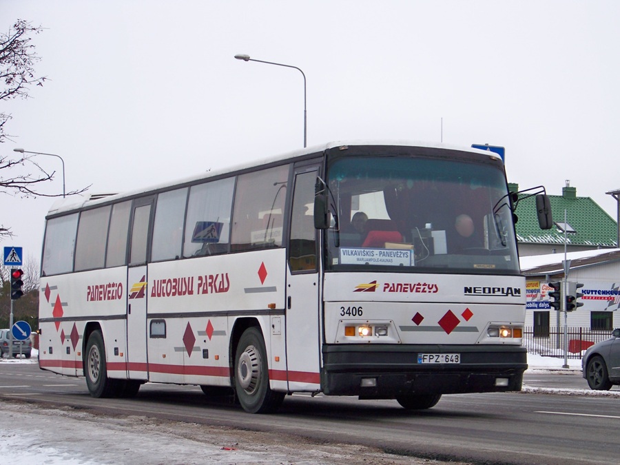 Литва, Neoplan N316K Transliner № 3406