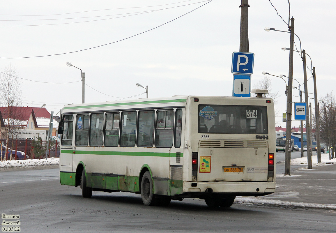 Санкт-Петербург, ЛиАЗ-5256.25 № 3266