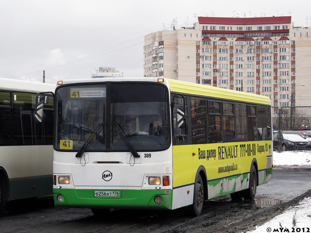 Санкт-Петербург, ЛиАЗ-5293.53 № 309