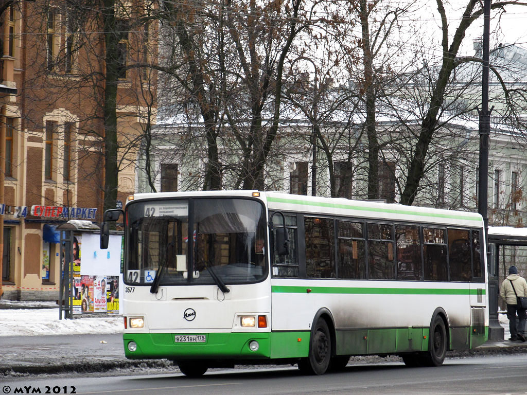 Санкт-Петербург, ЛиАЗ-5293.53 № 3577