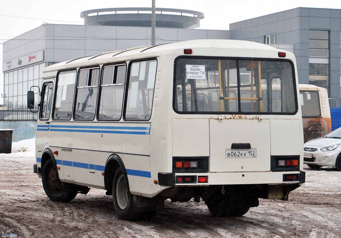 Нижегородская область, ПАЗ-32054 № В 062 КК 152