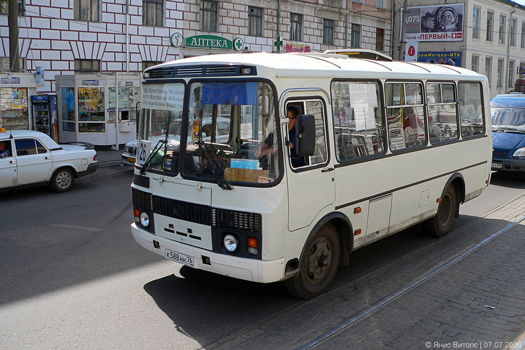 Tver Region, PAZ-32053 Nr. 55; Tver Region — Route cabs of Tver (2000 — 2009).