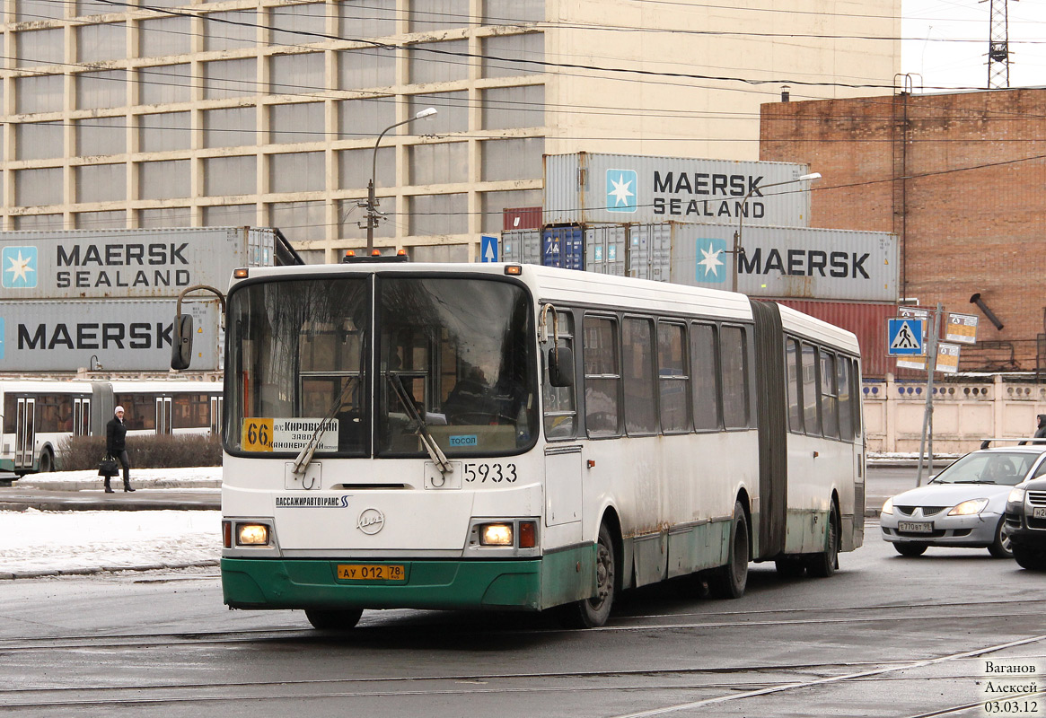 Санкт-Петербург, ЛиАЗ-6212.00 № 5933