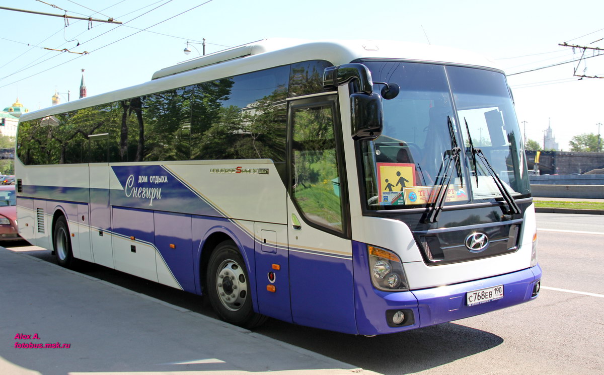 Московская область, Hyundai Universe Space Luxury № С 768 ЕВ 190