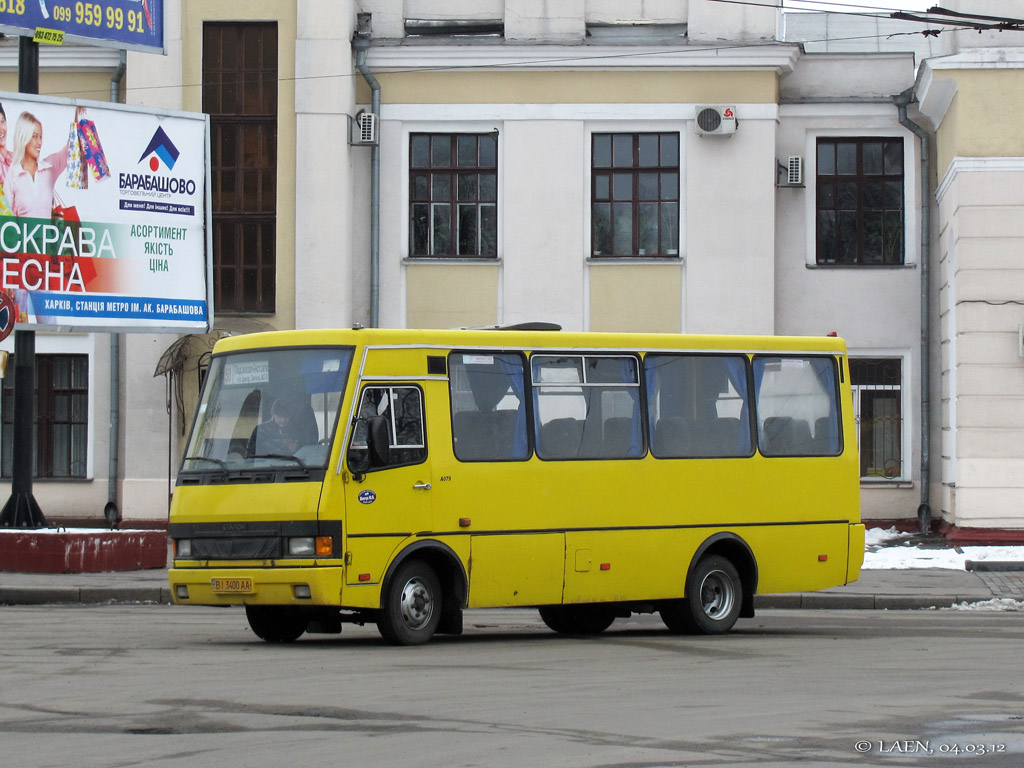 Полтавская область, БАЗ-А079.14 "Подснежник" № BI 3400 AA