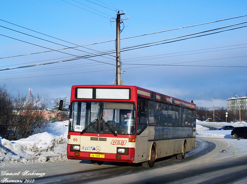 Murmansk region, Mercedes-Benz O405 Nr. АВ 408 51