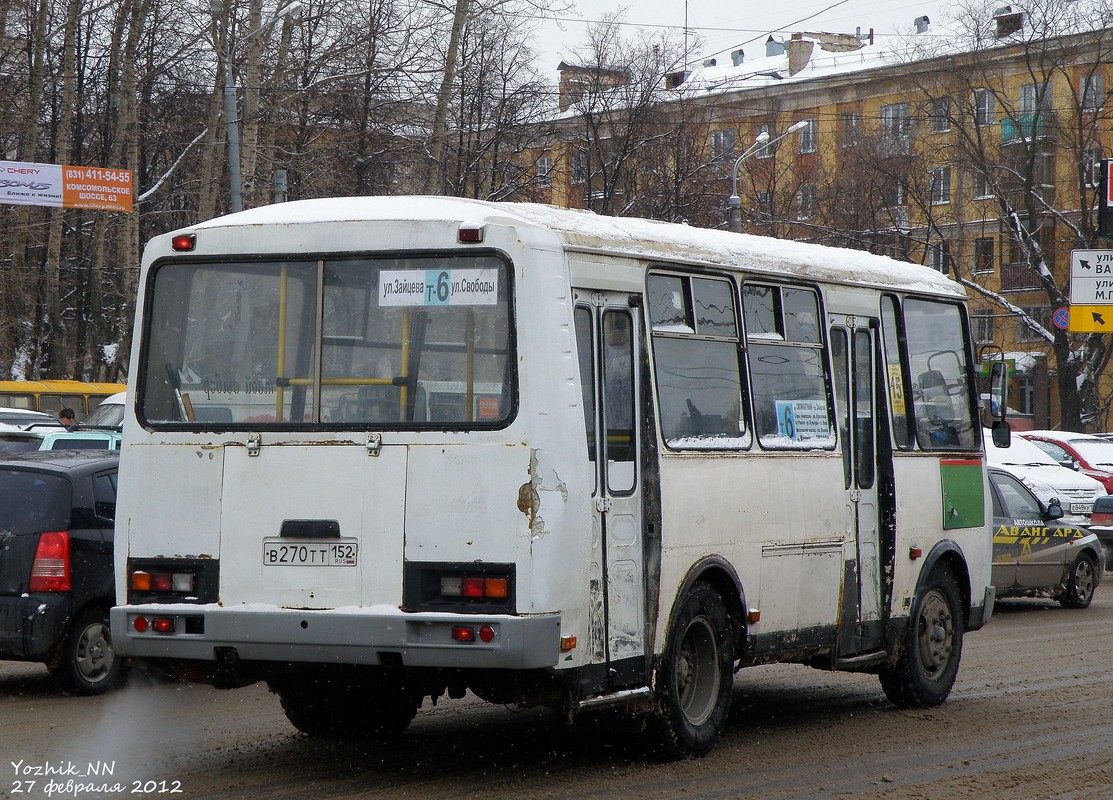 Нижегородская область, ПАЗ-32054 № В 270 ТТ 152