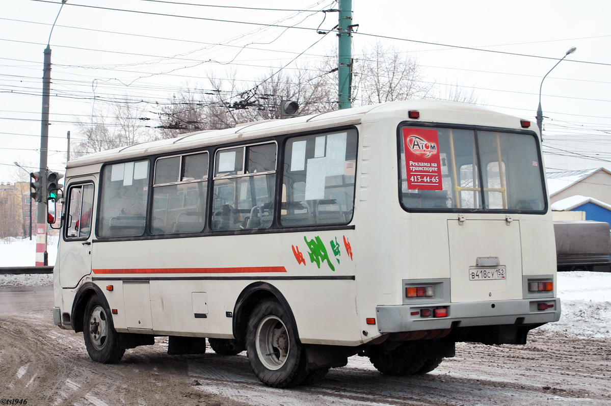 Нижегородская область, ПАЗ-32054 № В 418 СУ 152