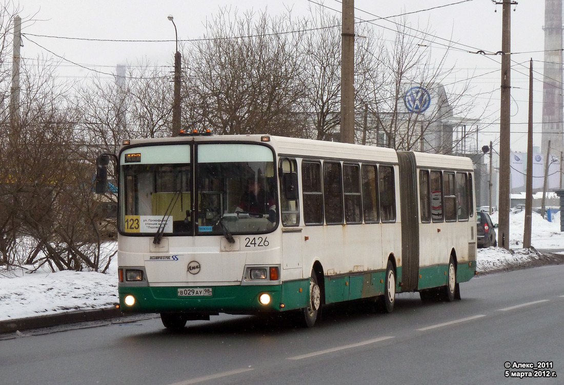 Санкт-Петербург, ЛиАЗ-6212.00 № 2426