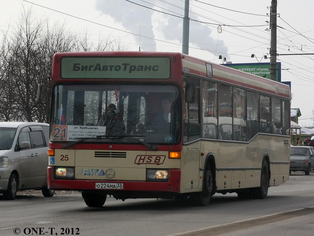 Владимирская область, Mercedes-Benz O405N2 № О 224 МА 33