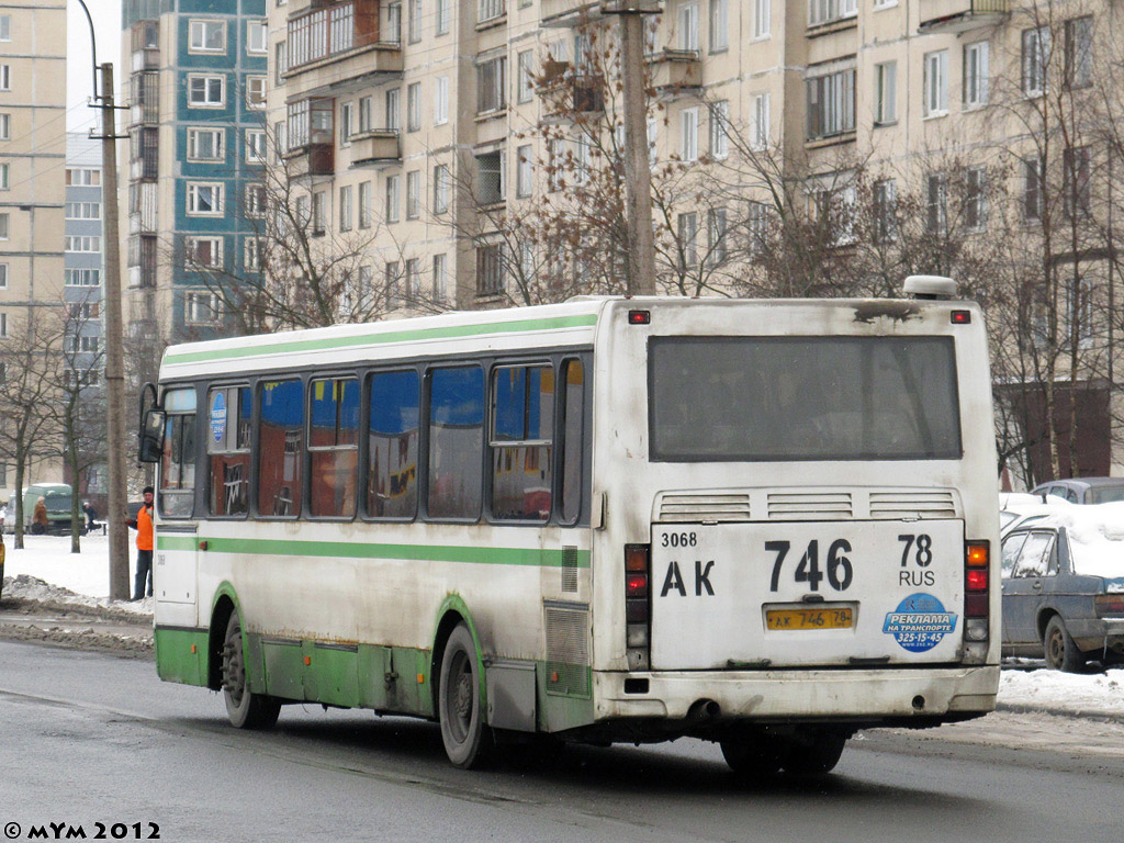 Санкт-Петербург, ЛиАЗ-5256.25 № 3068