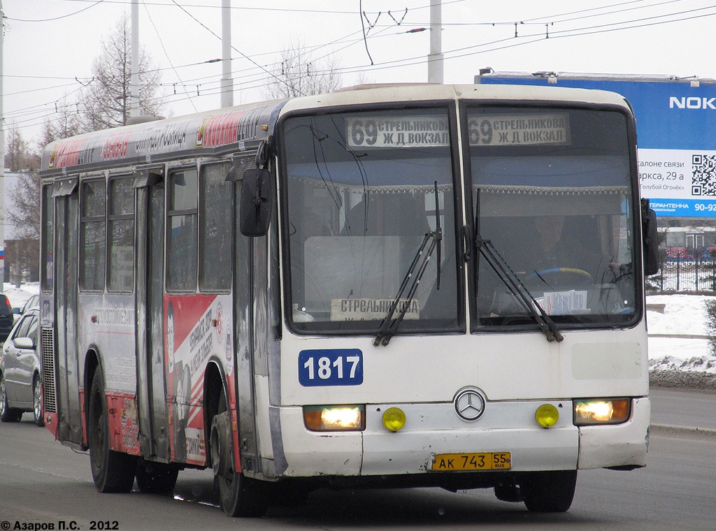 Omsk region, Mercedes-Benz O345 č. 1817