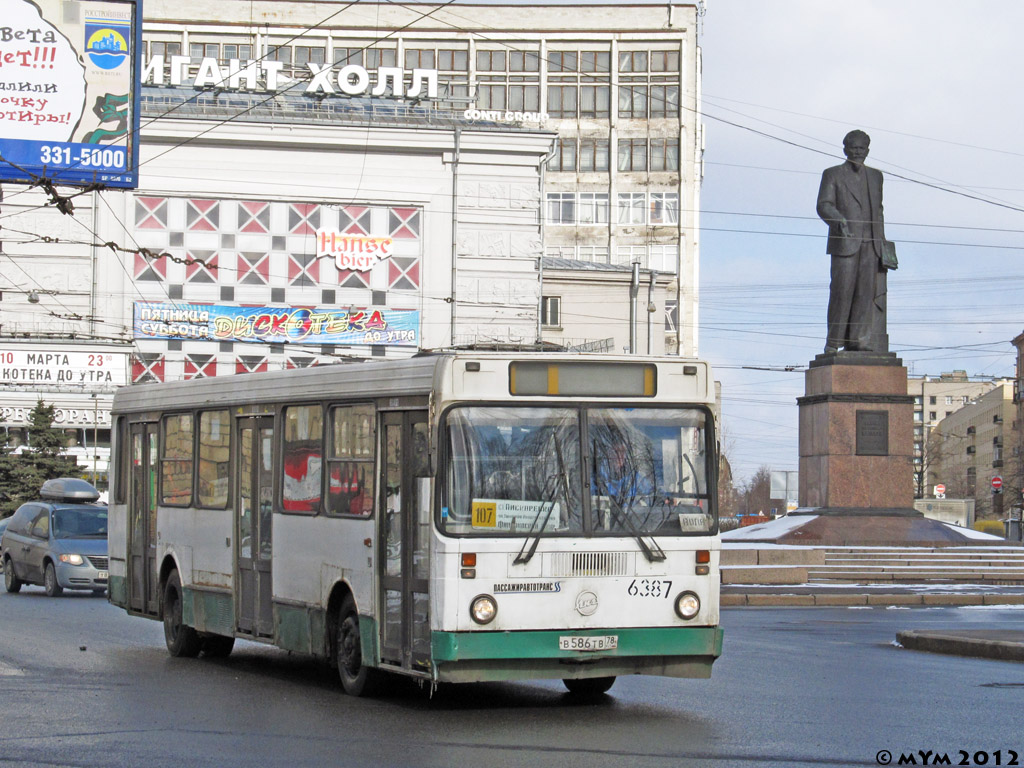 Sankt Petersburg, LiAZ-5256.00 Nr 6387