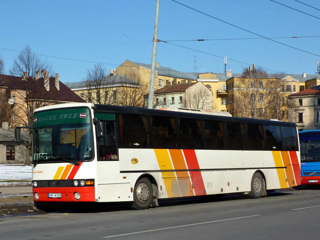 Латвия, Van Hool T8 Alizée 260NL № HF-6108