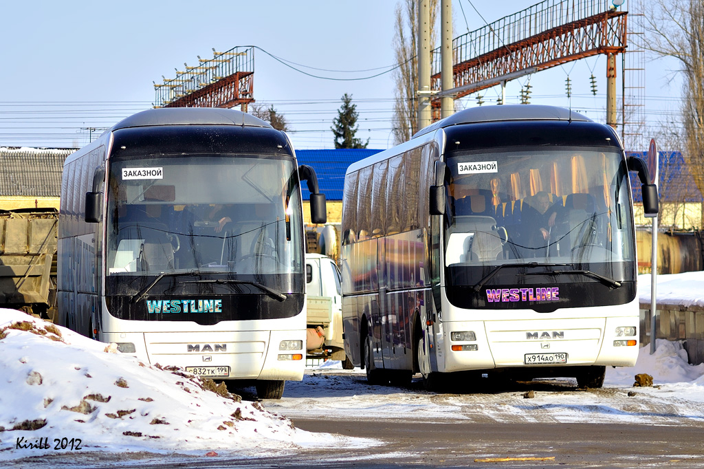 Москва, MAN R07 Lion's Coach RHC444 № С 832 ТК 199; Москва, MAN R07 Lion's Coach RHC444 № Х 914 АО 190