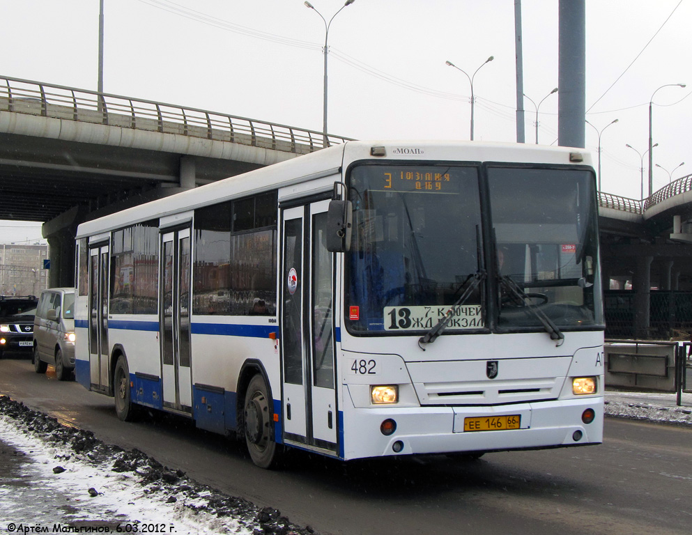 Sverdlovsk region, NefAZ-5299-20-32 Nr. 482