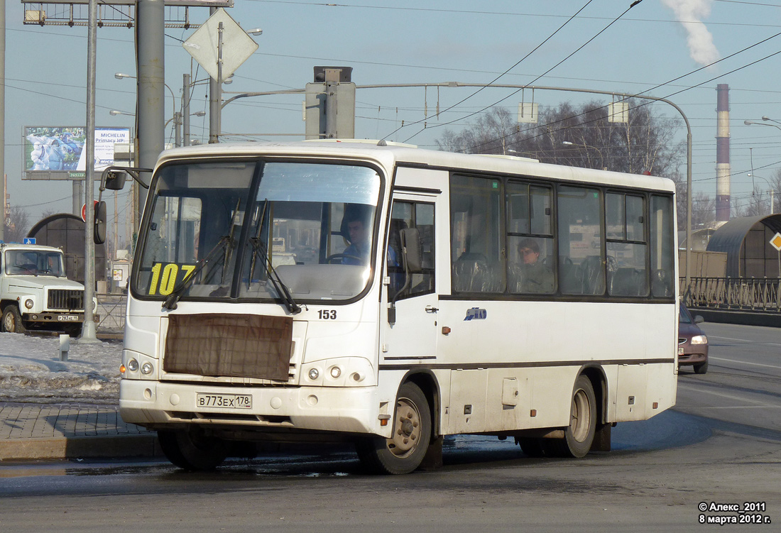 Санкт-Петербург, ПАЗ-320402-05 № 153