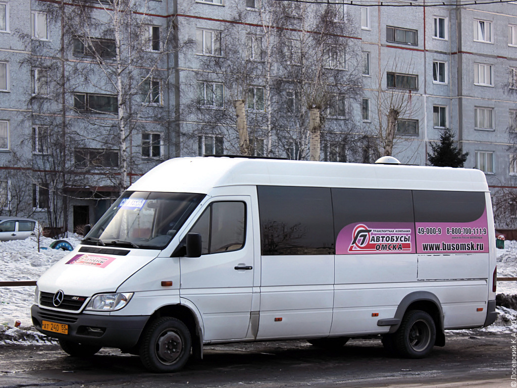 Omsk region, 904.663 (Mercedes-Benz Sprinter 413CDI) # АТ 240 55