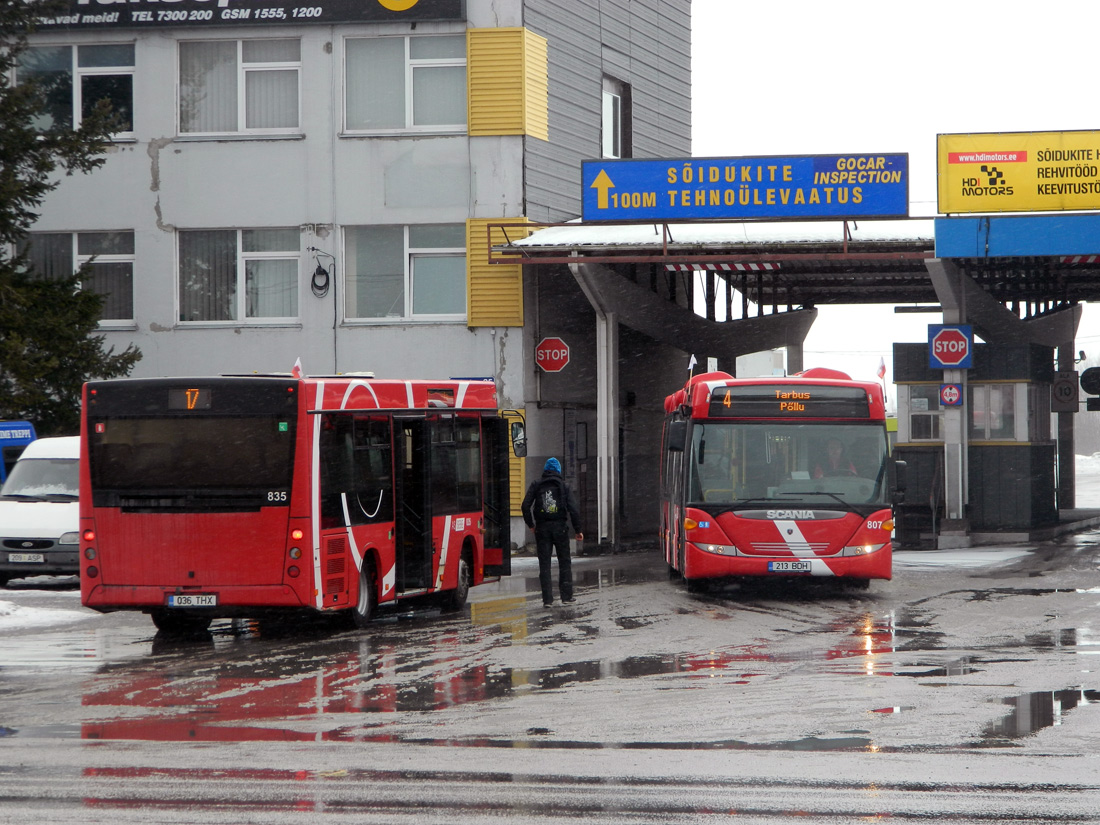 Estija — Tartumaa — Bus stations, last stops, sites, parks, various