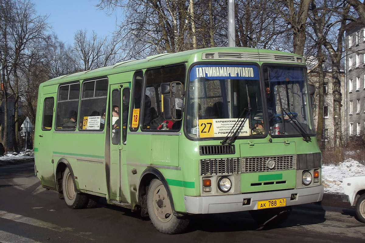 Ленинградская область, ПАЗ-32053 № АК 788 47