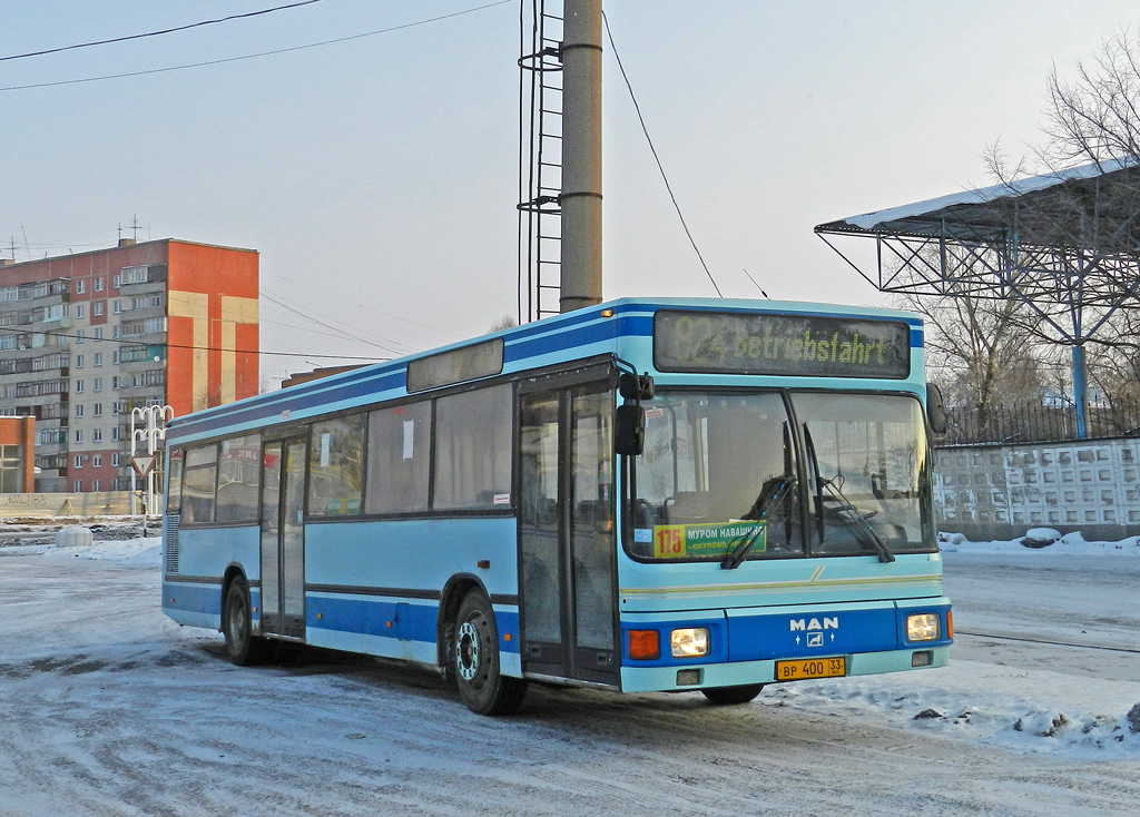 Vladimir region, MAN A12 EL202 Nr. ВР 400 33