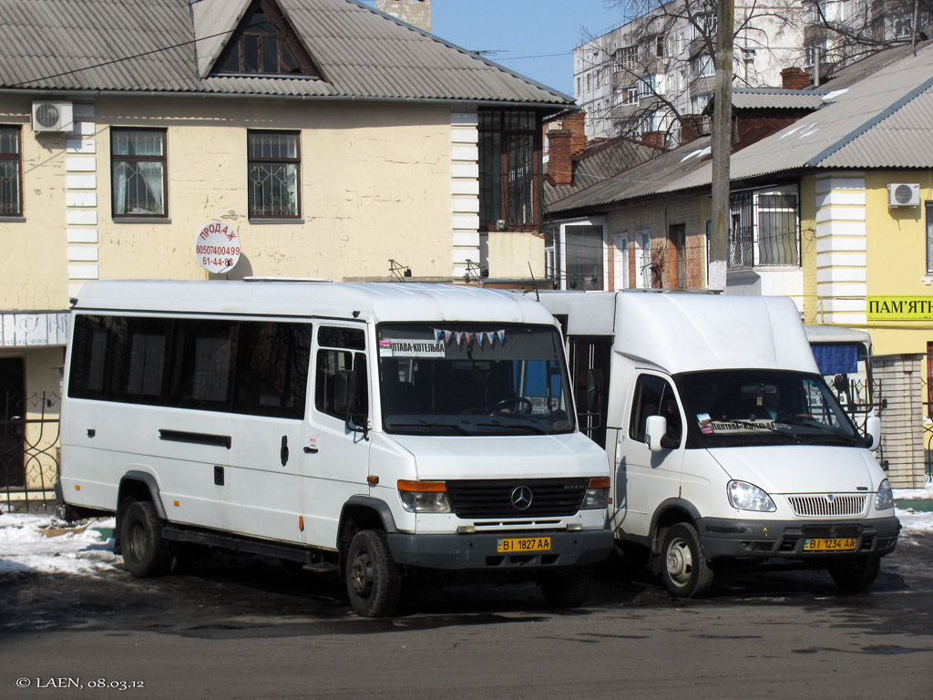 Полтавская область, Mercedes-Benz Vario 614D № BI 1827 AA