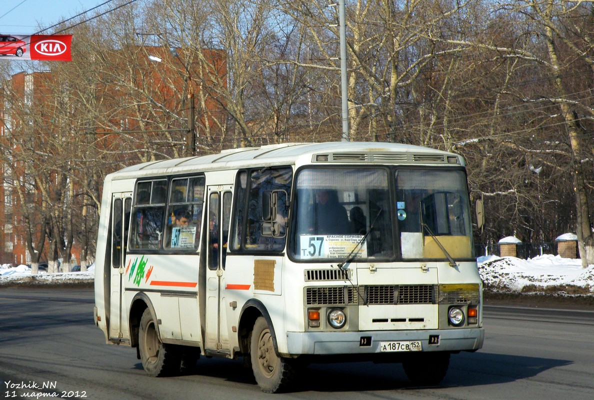 Нижегородская область, ПАЗ-32054 № А 187 СВ 152