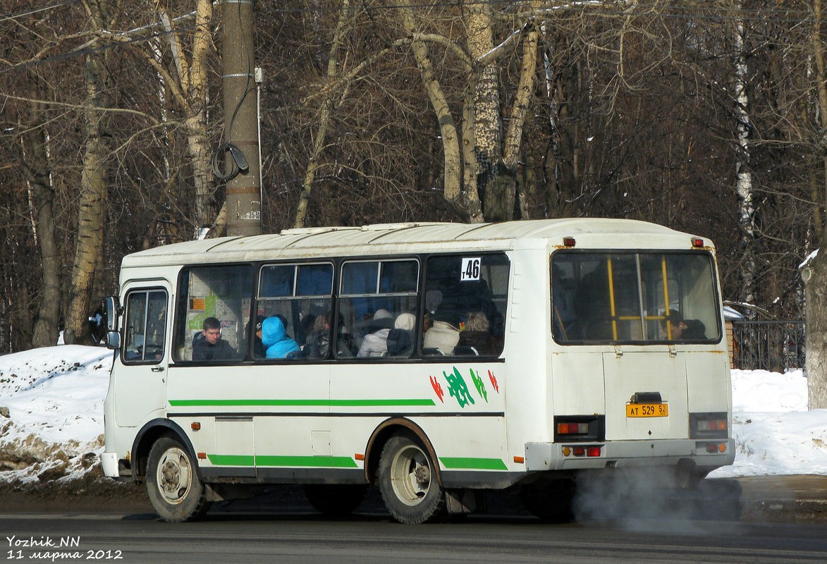 Нижегородская область, ПАЗ-32054 № АТ 529 52