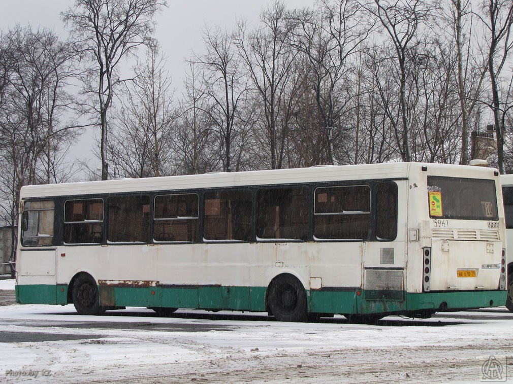 Санкт-Петербург, ЛиАЗ-5256.25 № 5961