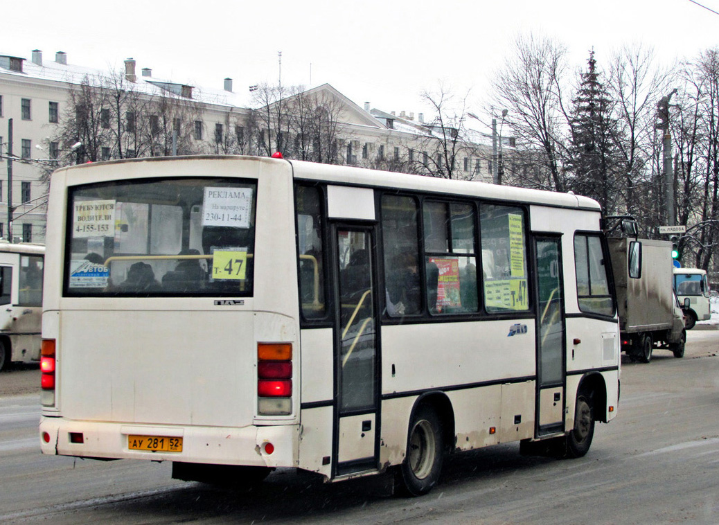 Нижегородская область, ПАЗ-320402-03 № АУ 281 52