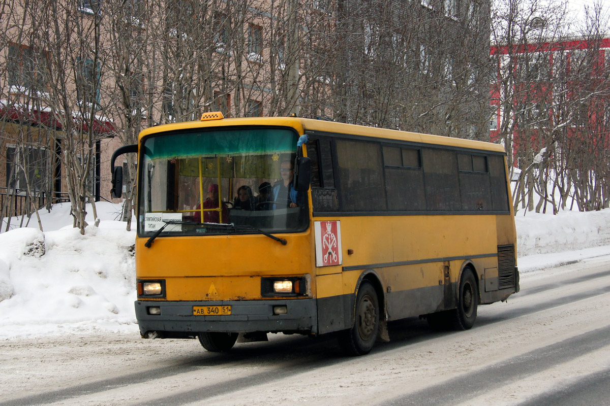 Мурманская область, ЛАЗ А1414 "Лайнер-9" № АВ 340 51