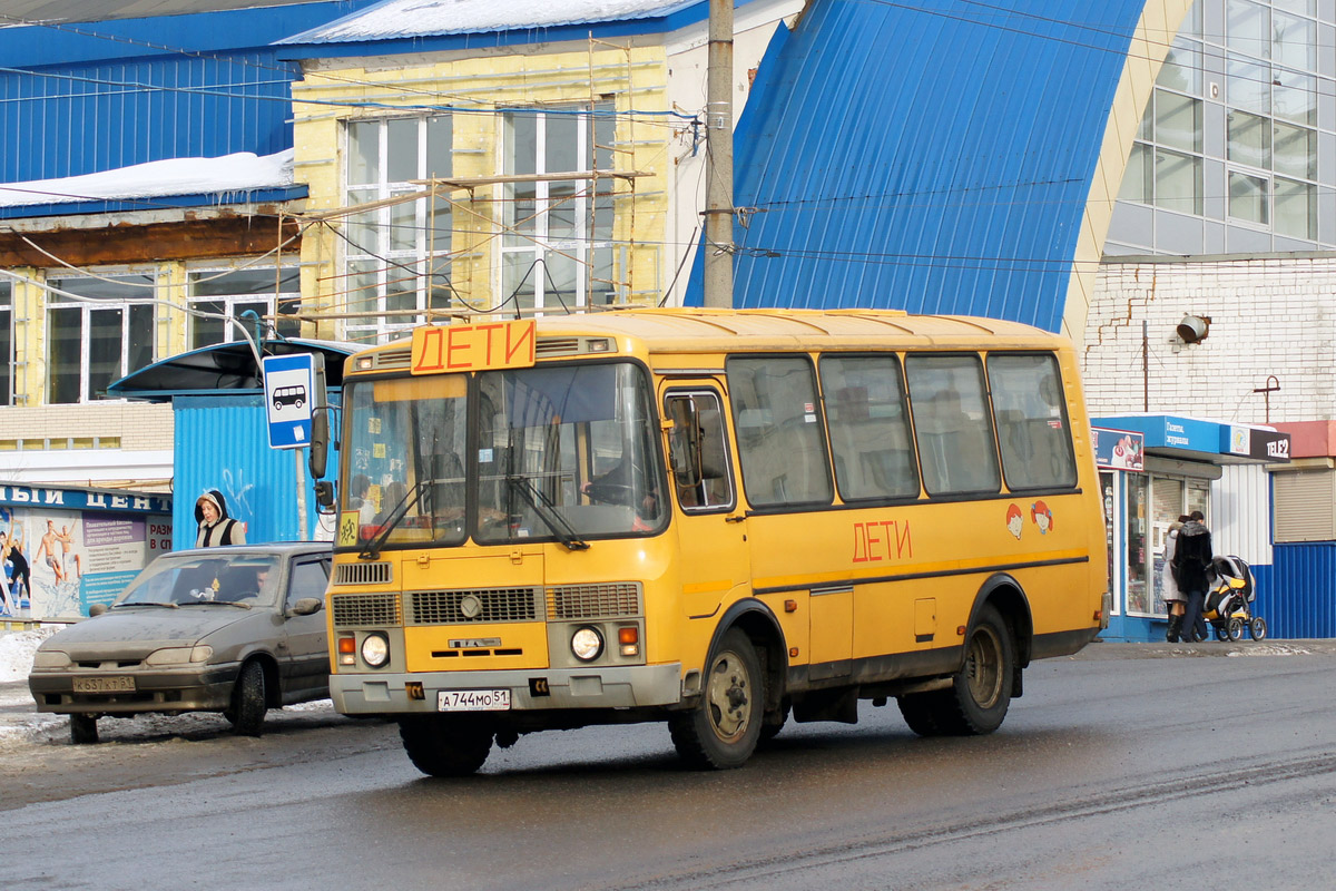 Мурманская область, ПАЗ-32053-70 № А 744 МО 51