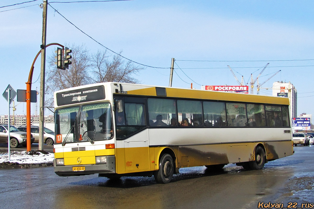 Алтайский край, Mercedes-Benz O405 № АС 650 22