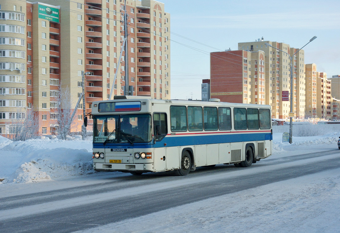 Вологодская область, Scania CN113CLB № АВ 729 35