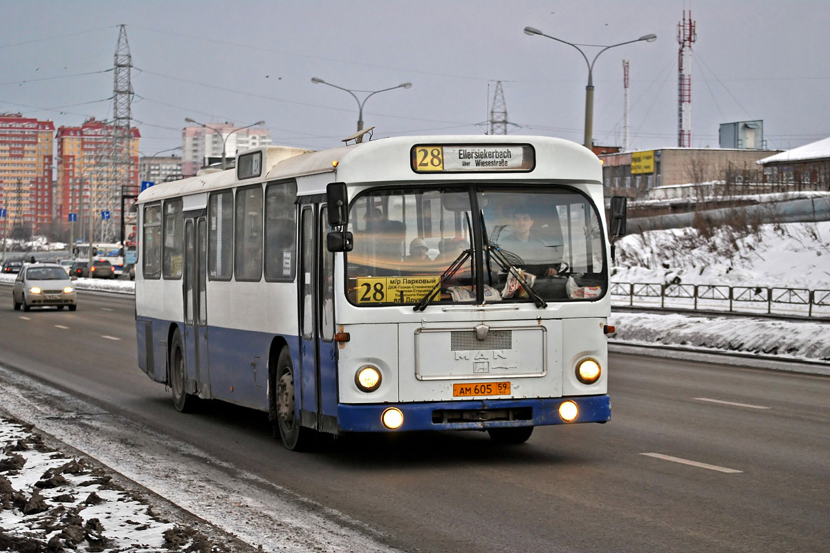 Пермский край, MAN 192 SL200 № АМ 605 59