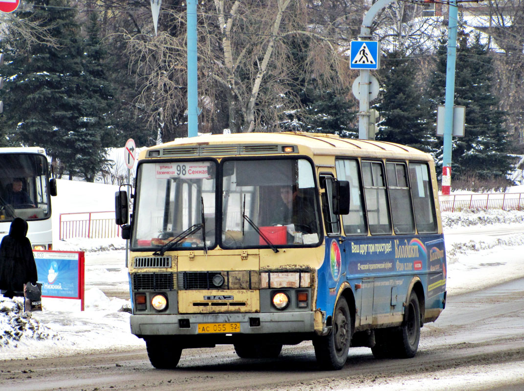 Нижегородская область, ПАЗ-32054 № АС 055 52