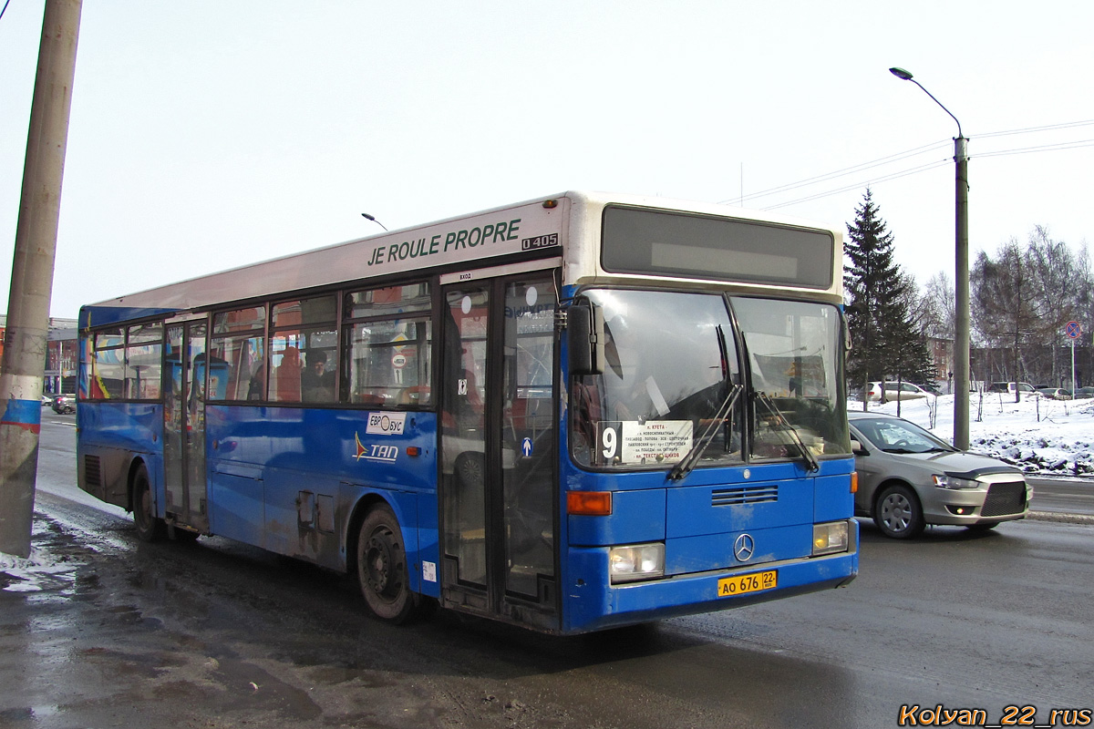 Алтайский край, Mercedes-Benz O405 № АО 676 22