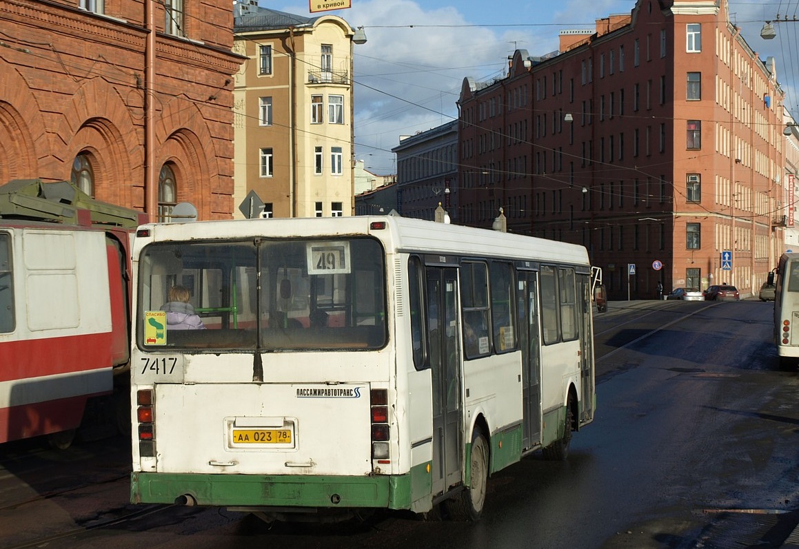 Санкт-Петербург, ЛиАЗ-5256.25 № 7417