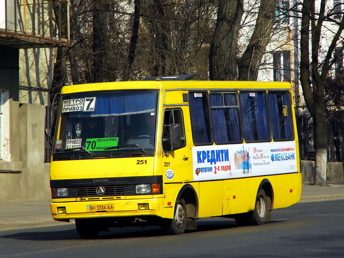 Одесская область, БАЗ-А079.14 "Подснежник" № BH 3334 AA