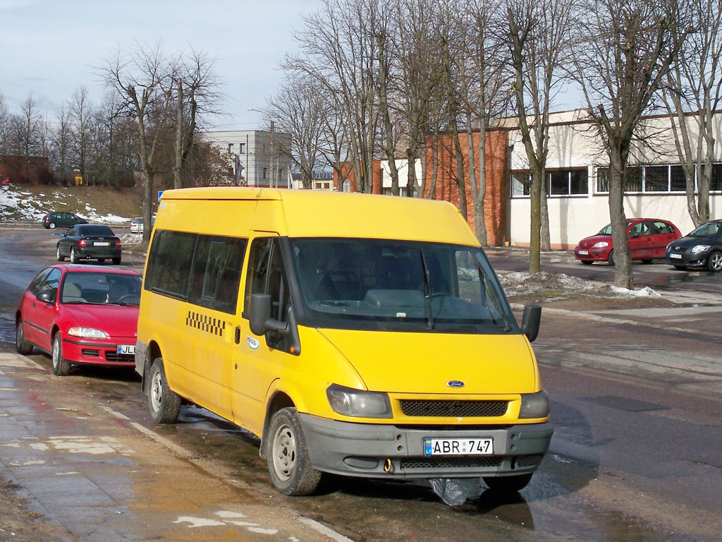 Lithuania, Ford Transit 85T300 # ABR 747